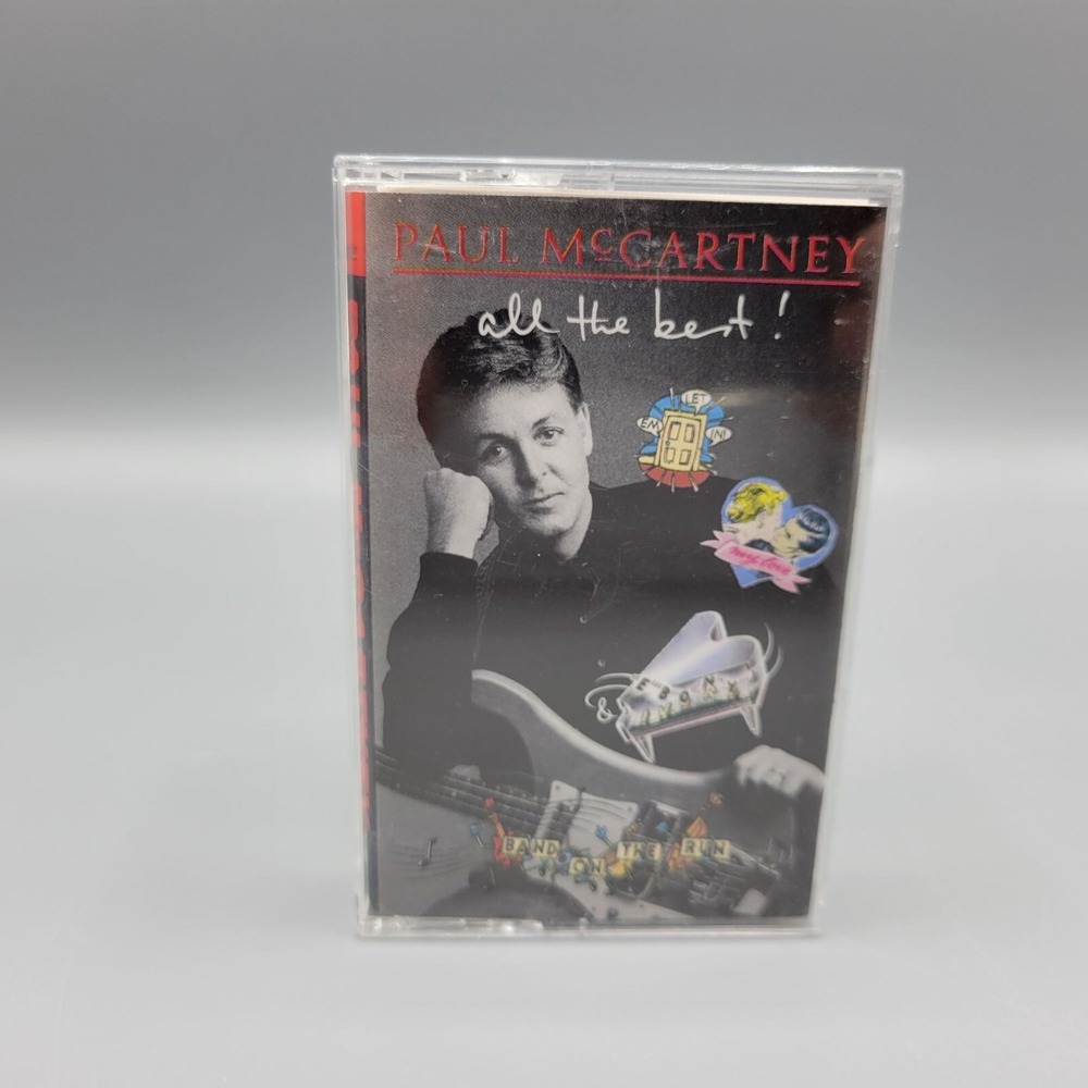 Vintage Paul McCartney All The Best Cassette Tape 1987 Capitol Records